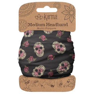 Karma Hairband, 1 Count (Pack of 1), Sugar Skull