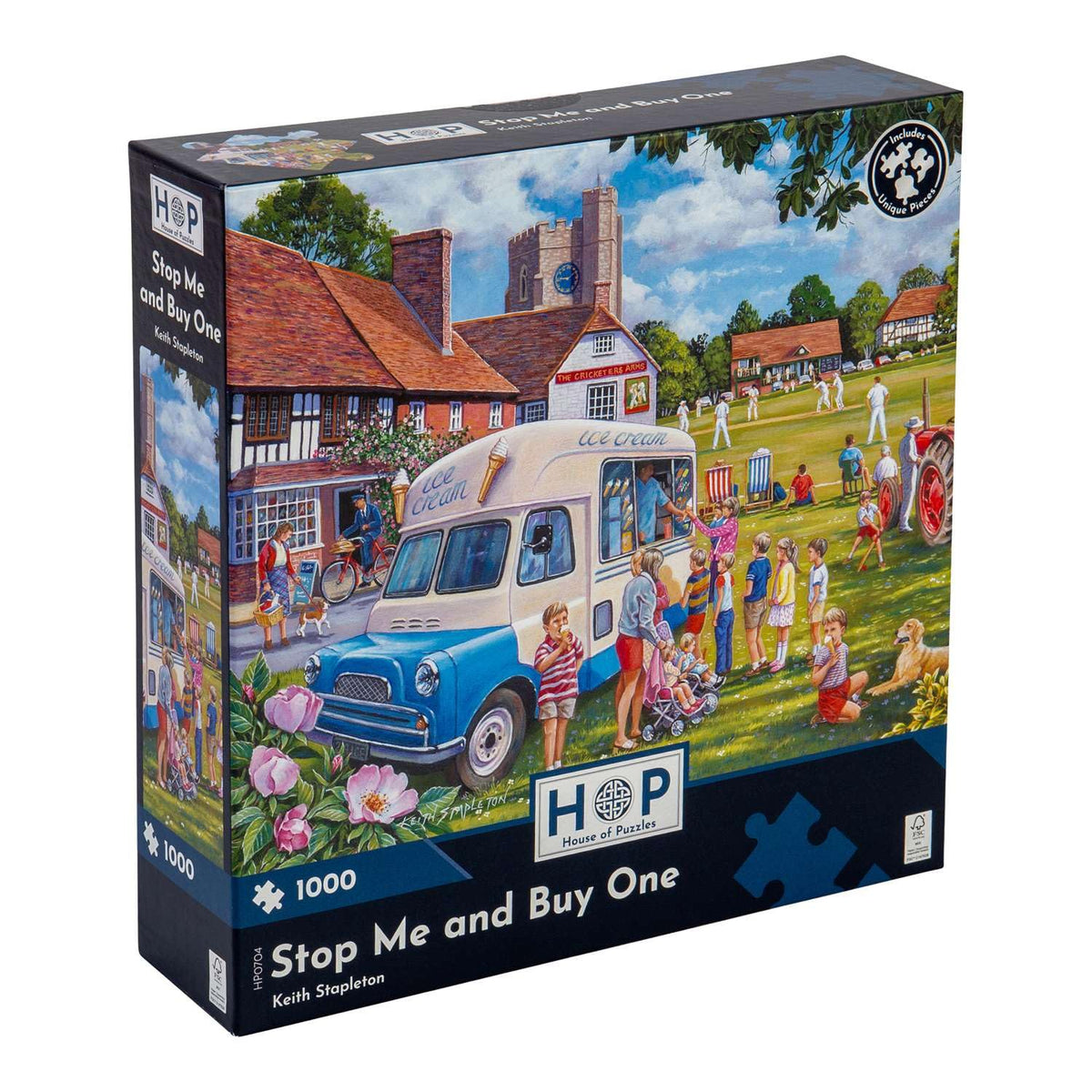 The House of Puzzles Stop Me and Buy One Jigsaw - 1000 Piece Jigsaws for Adults, Artist Illustrated, Scenic Landscape, Deluxe Puzzle Gifts