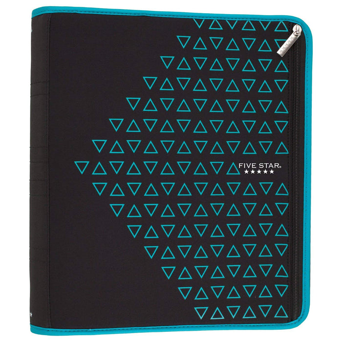 ACCO (School) Five Star Zipper Binder, 2 Inch 3 Ring Binder, Xpanz Expandable with Interior Pockets, Color Selected For You, 1 Count (29040),13.63" x 2.63" x 12", Assorted Colors