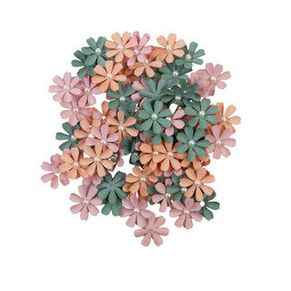 PRIMA MARKETING INC Artificial Plant, Indigo Flowers Always Together 60 Pcs, 1 "