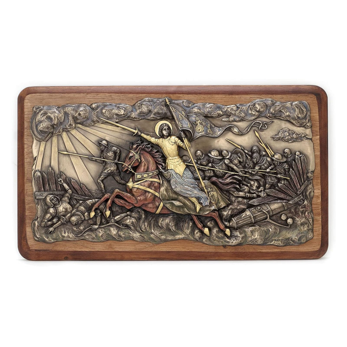 Veronese Design Wall Art, 18.1"L x 10"W, Joan Bronze