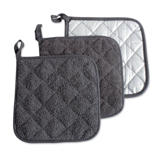 DII Pot Holder, Potholder (3 Piece), Mineral Gray