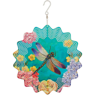 Sunset Vista Designs Wind Spinner, 11" Tall, Dragonfly