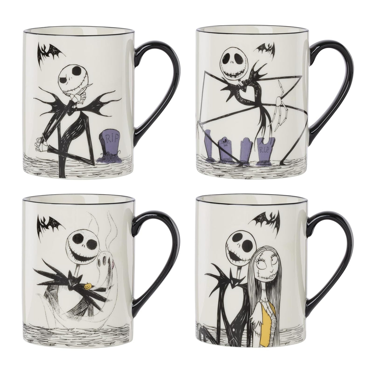 Lenox Drinking Cup, 14 Ounces (Pack of 4), Black