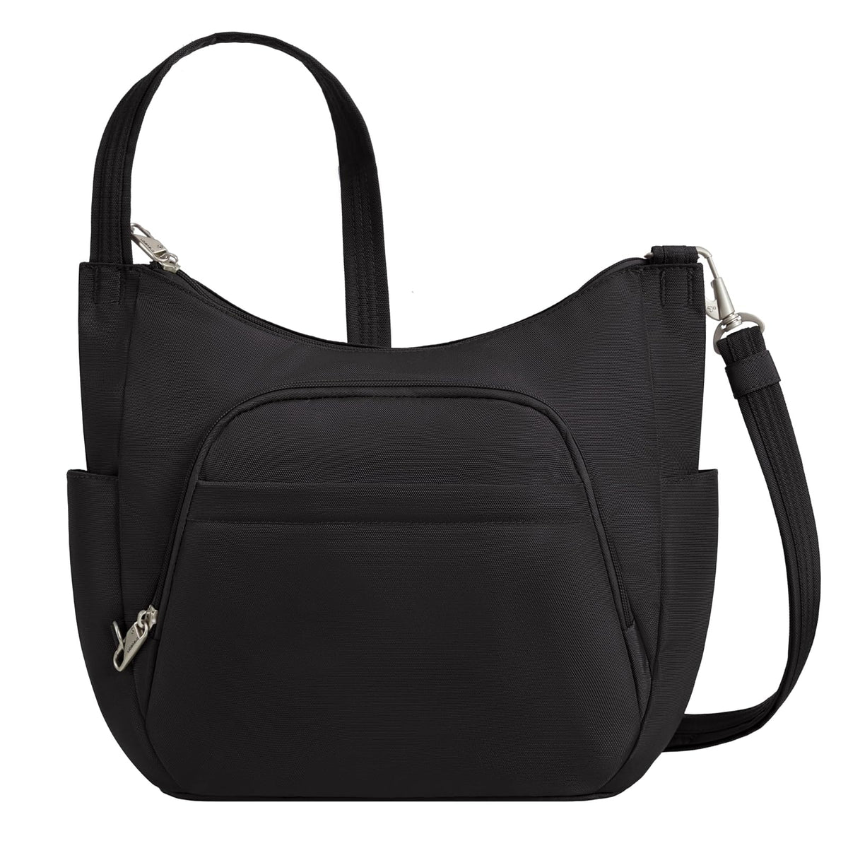Travelon Anti-Theft Cross-Body Bucket Bag, Black, One Size