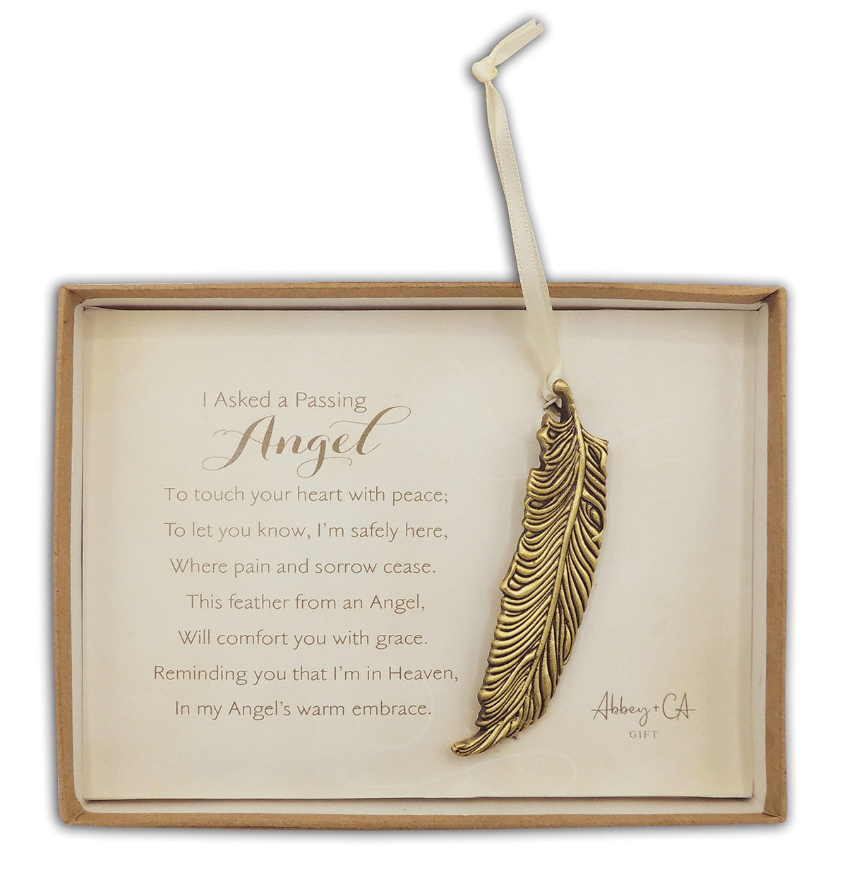 Cathedral Art Hanging Ornament, 0.5"x3"x0.75", Brass