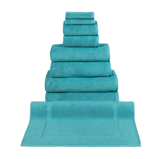 Classic Turkish Towels Towel, 9-Piece Towel Set, Aqua