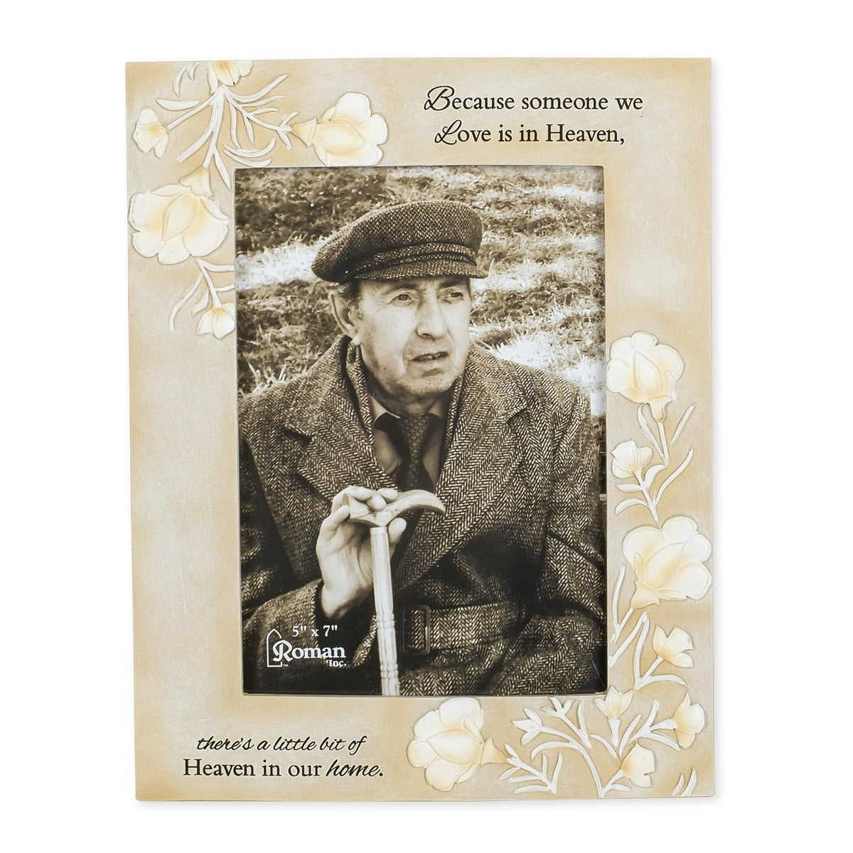 Roman Picture Frame, 9.5 x 7 inches, Silver or Gold