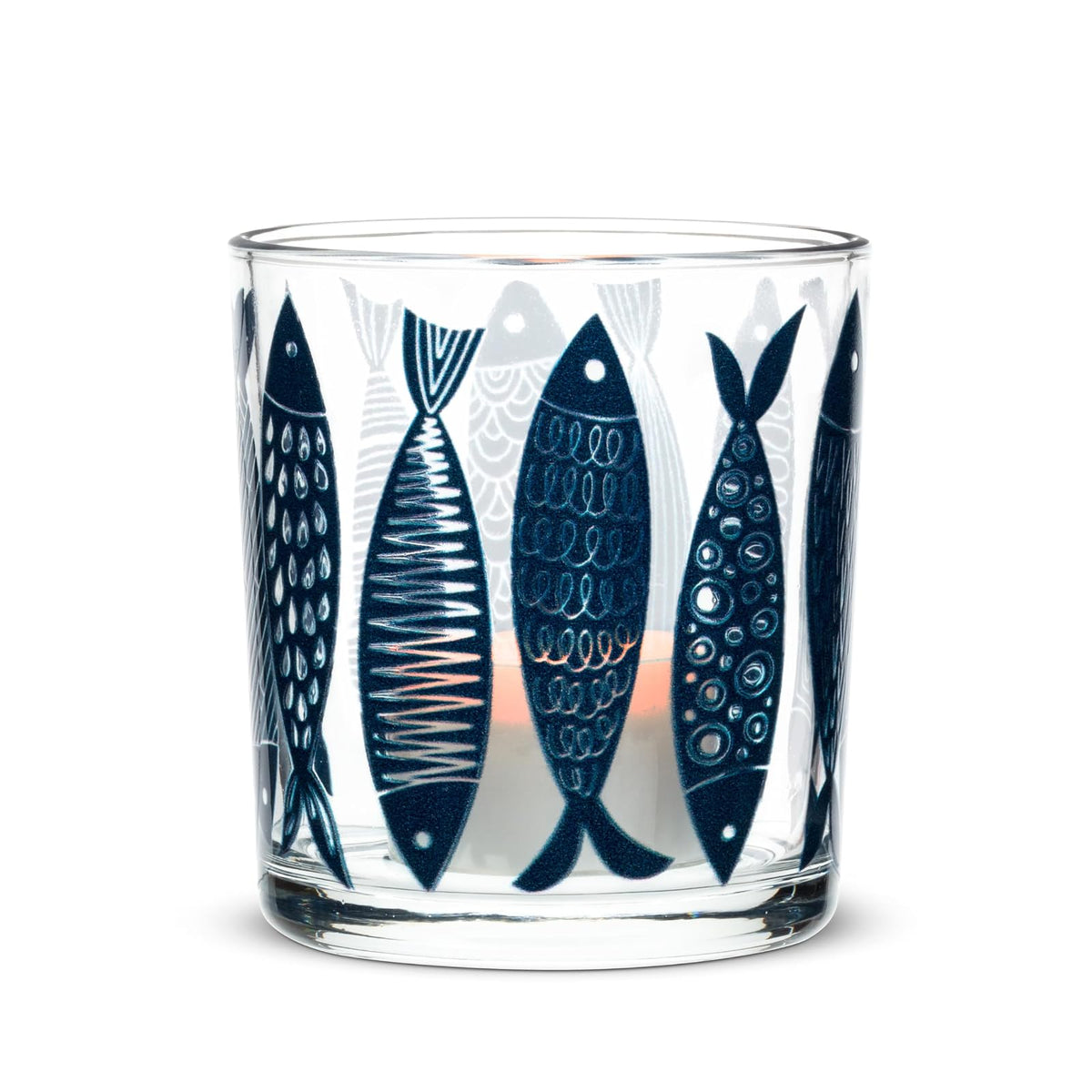 Abbott Collection Candle Holder, 3"H, Fish