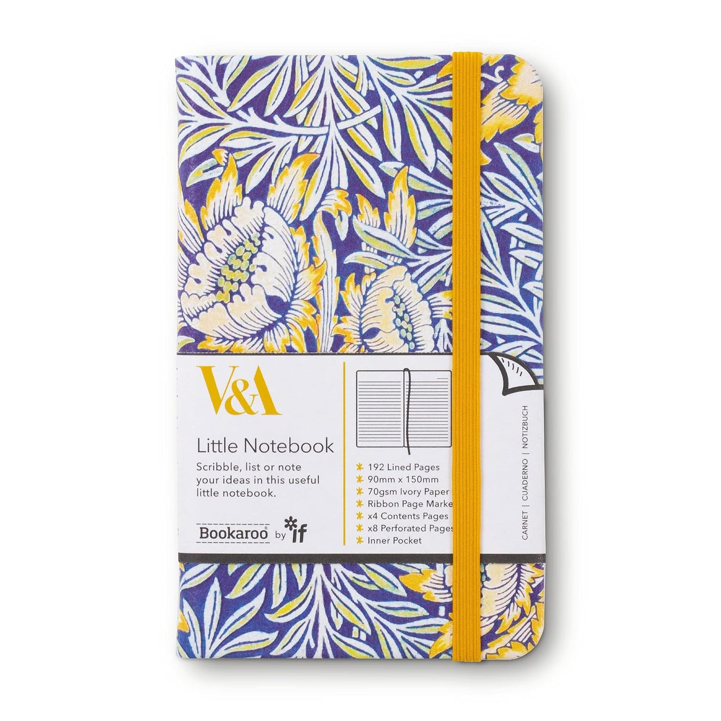 IF V&A Bookaroo (A6) Journal - Morris Tulip & Willow