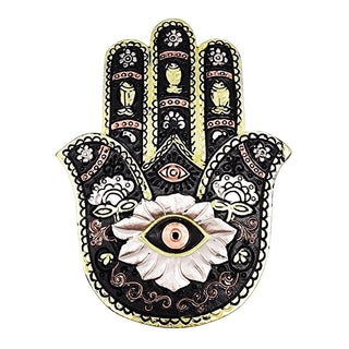 Fantasy Gifts Incense Holder, 5 1/2" x 4", Black/Gold