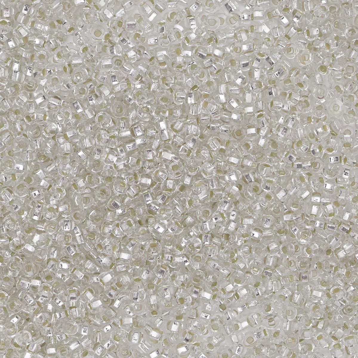 John Bead Craft Bead, 10/0, Silver Lined Crystal