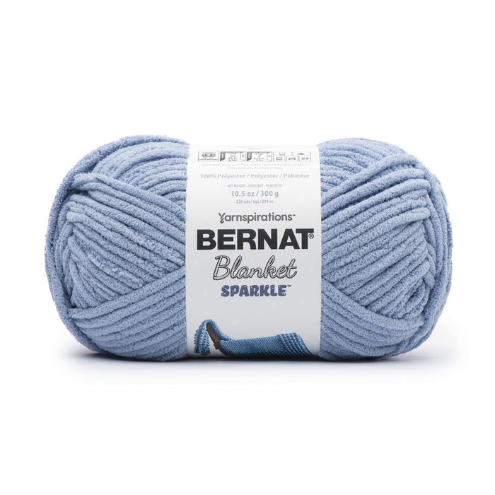 Bernat Yarn, 300g, Dusty Blue Sparkle