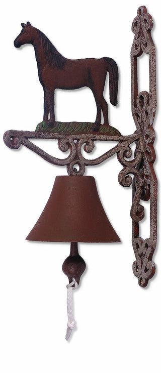 Sunset Vista Designs Painted Cast Iron Bell - Horse