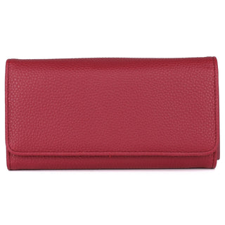 JYS Enterprise Julia Buxton Bianca Wallet Red