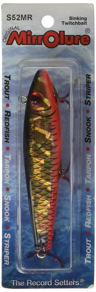 MirrOLure Fishing Hook, 3-5/8-Inch (Pack of 1), Black/Orange/Silver