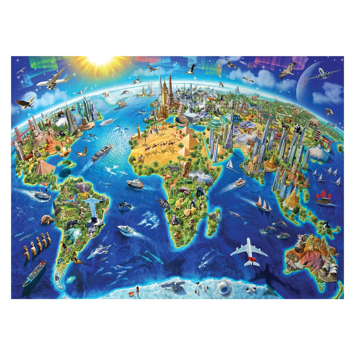 Anatolian Puzzles, 4000 pcs Jigsaw puzzle, World Landmarks