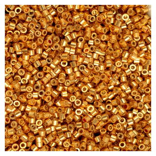 John Bead Craft Bead, Size 11, Electro Gold Coat