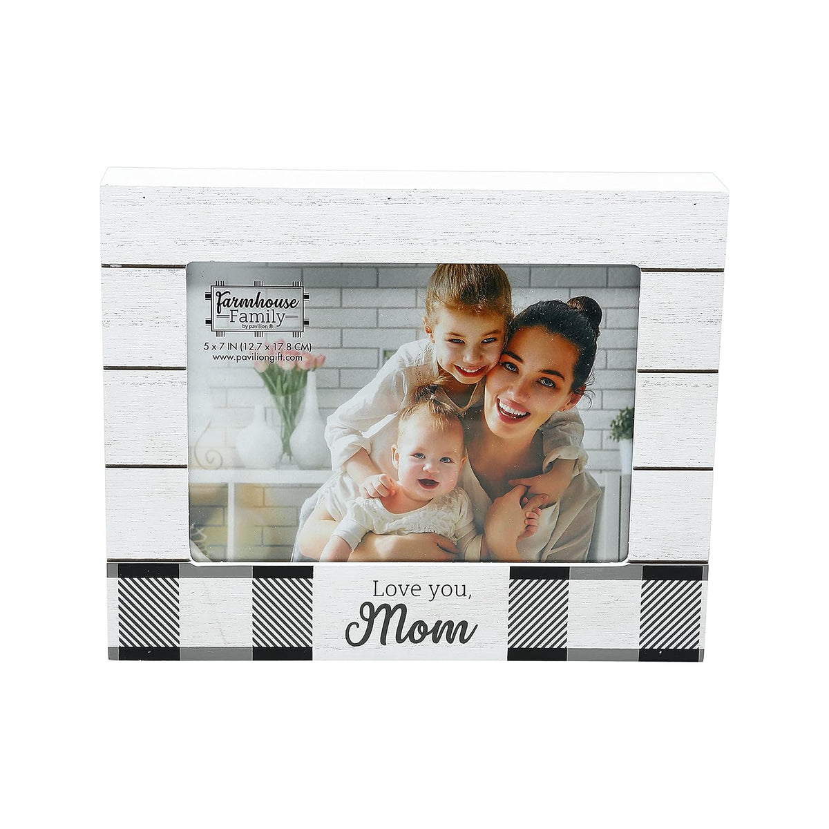 Pavilion Gift Company Picture Frame, 9" x 7.25", White