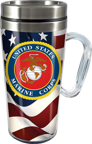 Spoontiques Marines Insulated Travel Mug, 14 oz, Multicolored