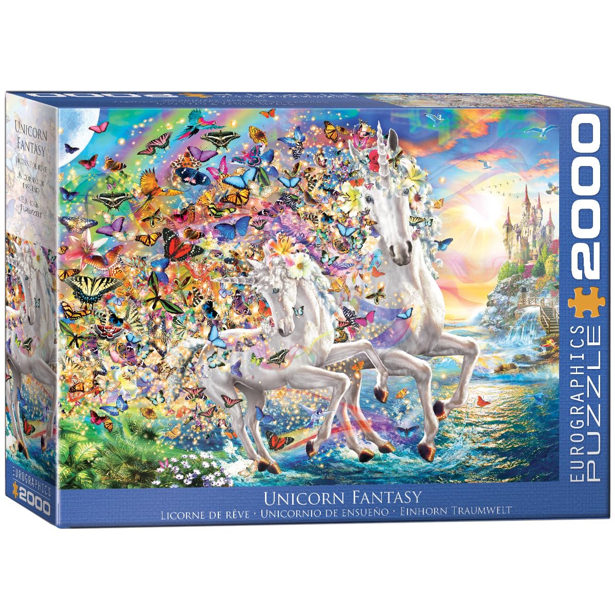 EuroGraphics Unicorn Fantasy by Adrian 2000-Piece Puzzle