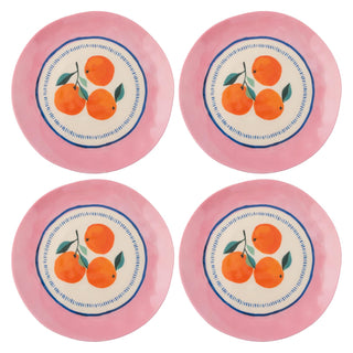 Karma Dishware Plate, Salad Plates, Oranges