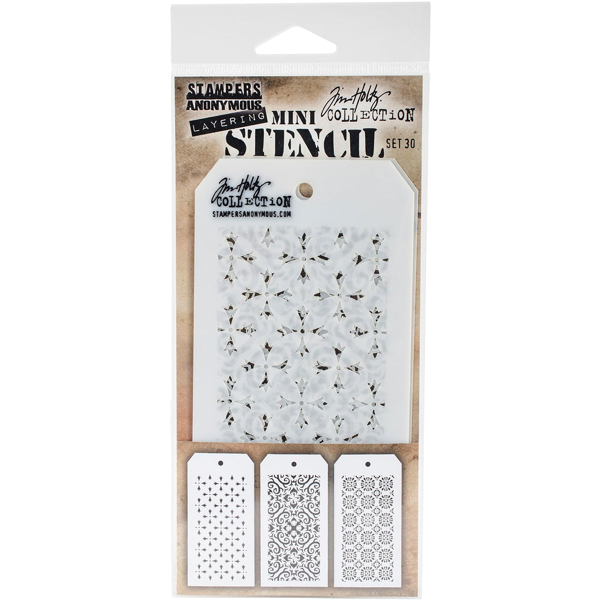 Stampers Anonymous Template Stencil, Mini, Classic