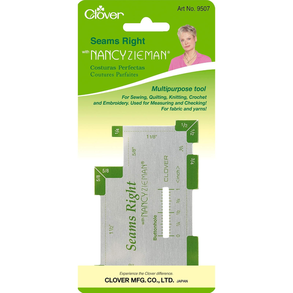Clover Ruler, 1, Silver