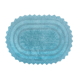 DII Rug, 1'5" x 2' (Oval), Cameo Blue