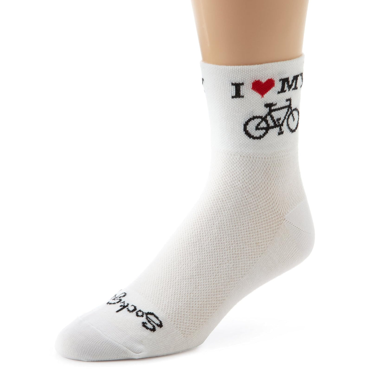 SockGuy Socks, One Size, White