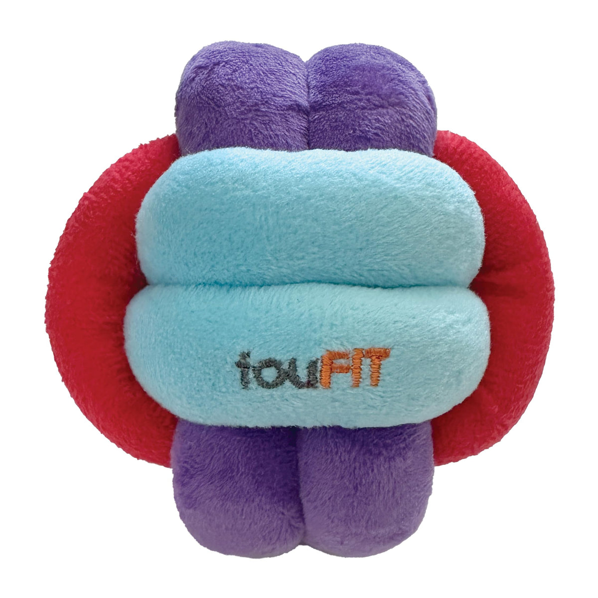 FOUFIT Pet Toy, Small, Red, Blue, Purple