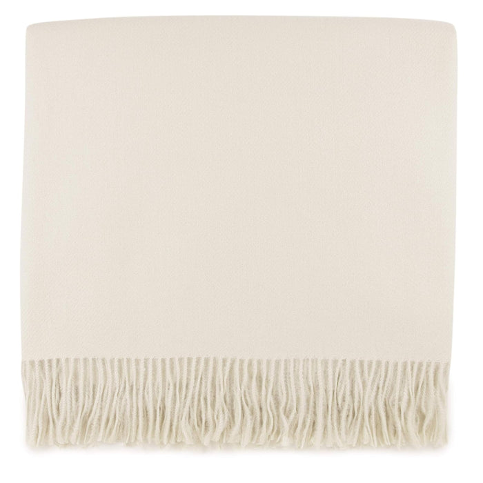 Bedford Cottage Blanket, One Size, Cream