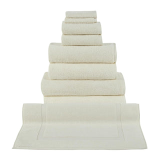 Classic Turkish Towels Towel, 9-Piece Towel Set, Ivory