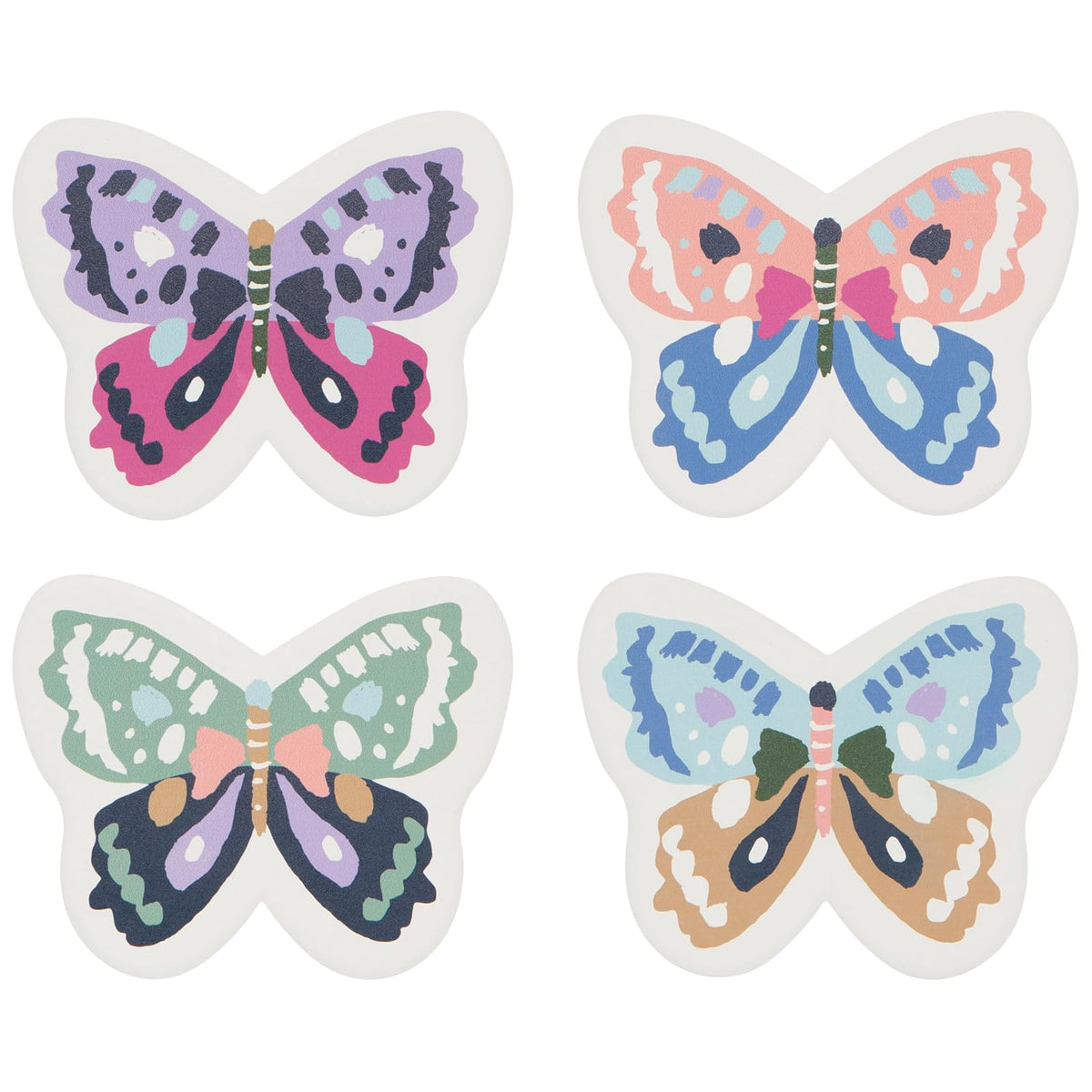 Danica Jubilee Drink Coaster, W4.35 x L3.52in, Flutter By
