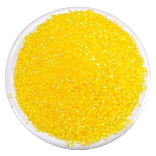 Ultimate Baker Yellow Sanding Sugar - Kosher Certified Natural Medium Crystal Yellow Cake Decorating Sugar (1lb Bag)