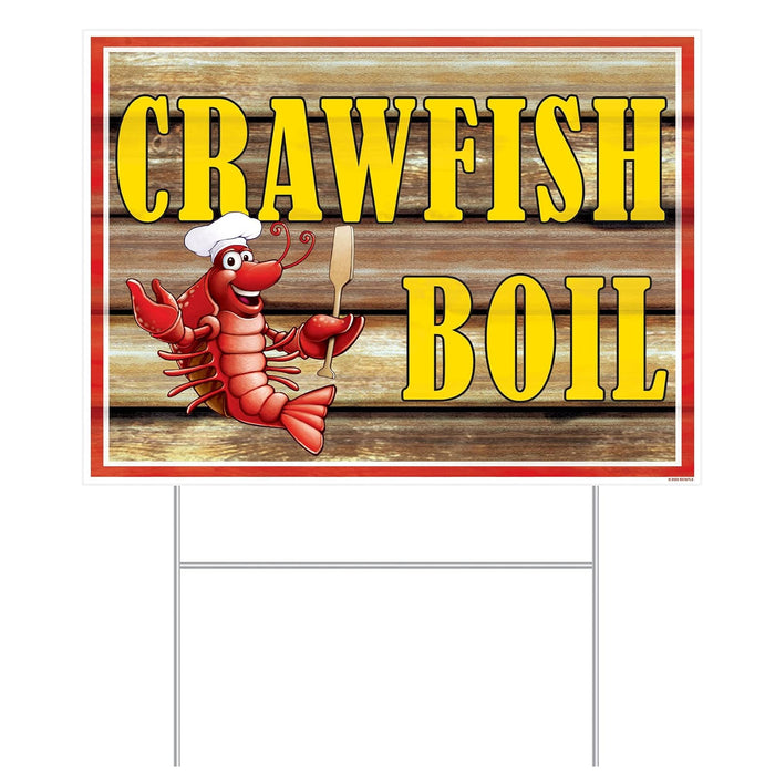 Beistle Decorative Signage, 11.5" x 15.5", Brown/Red/Yellow/White/Black