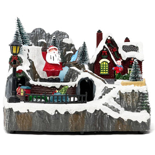 allgala Sculpture, 9 x 6.5 x 6 inches, Santa