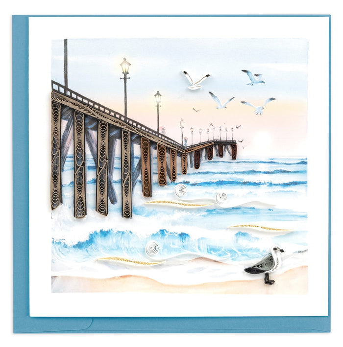 Quilling Card Greeting Card, 6x6 Inches, Multi