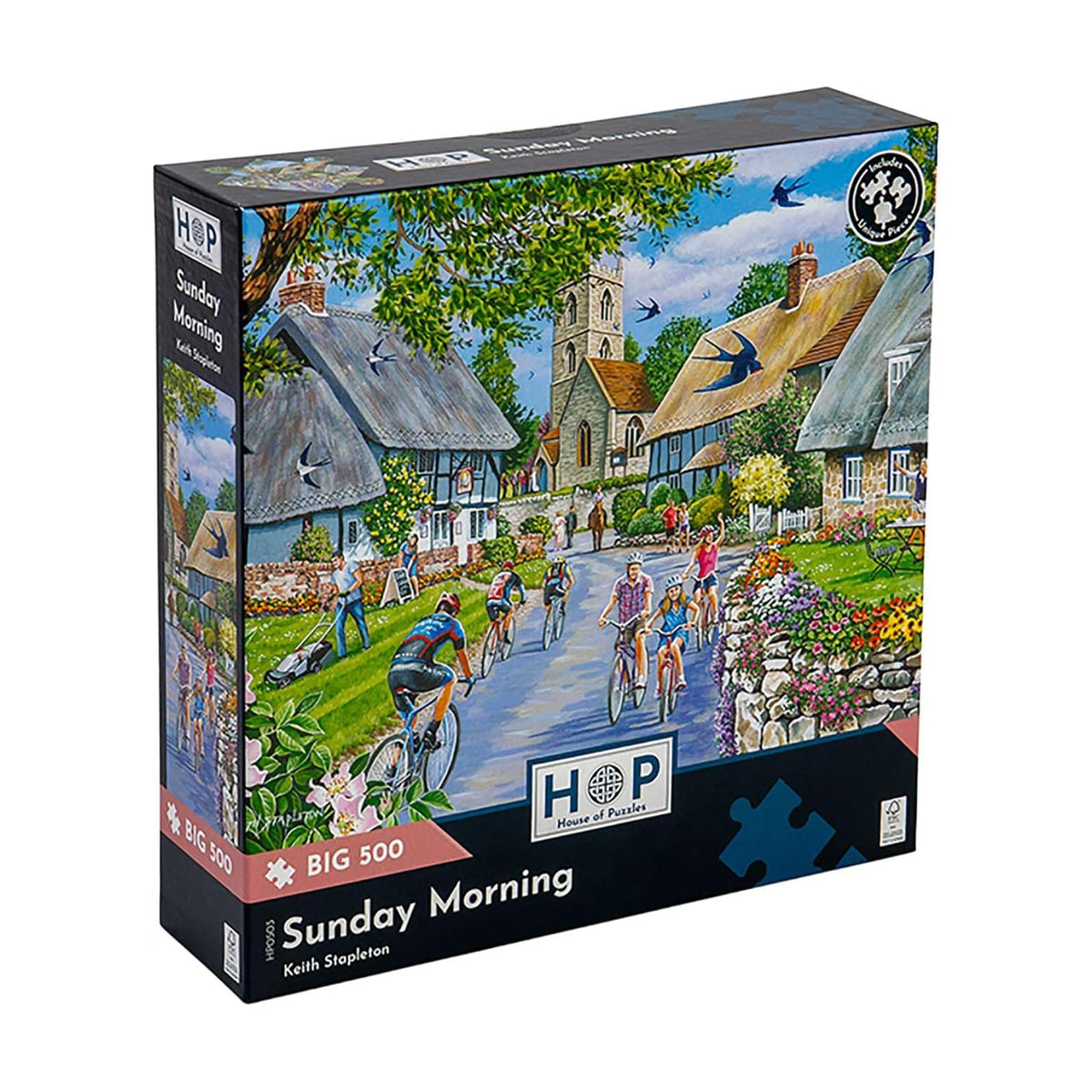 The House of Puzzles Puzzles, 500 pieces, Red