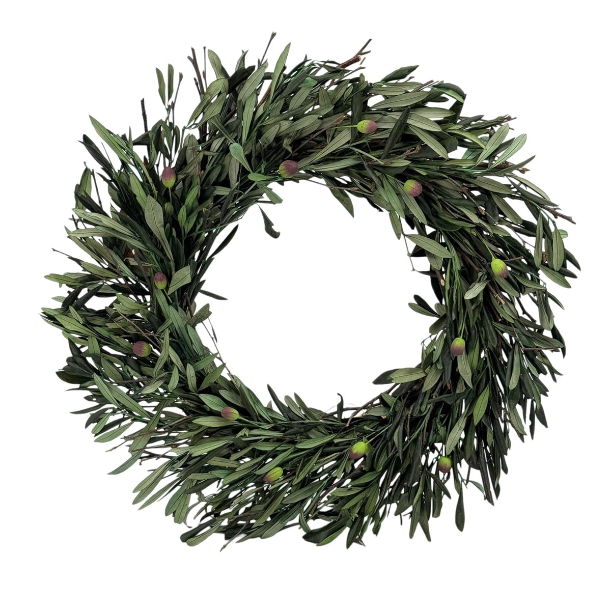 Galt International Wreath, 21" — Green Olive Branch