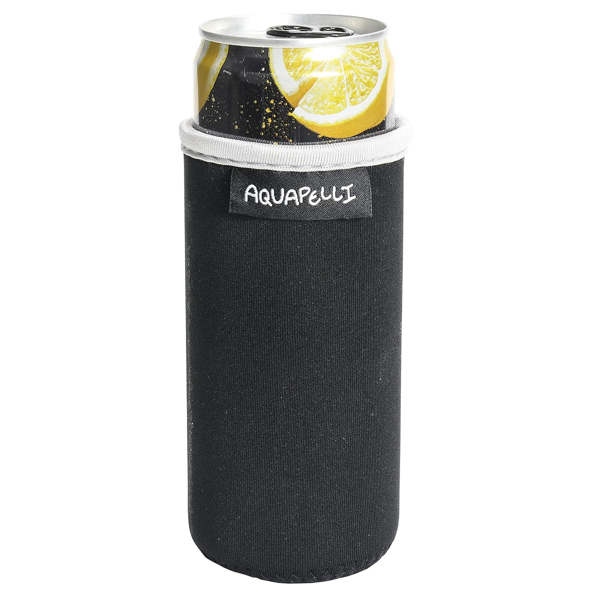 Aquapelli Beverage Insulator, Slim, Black