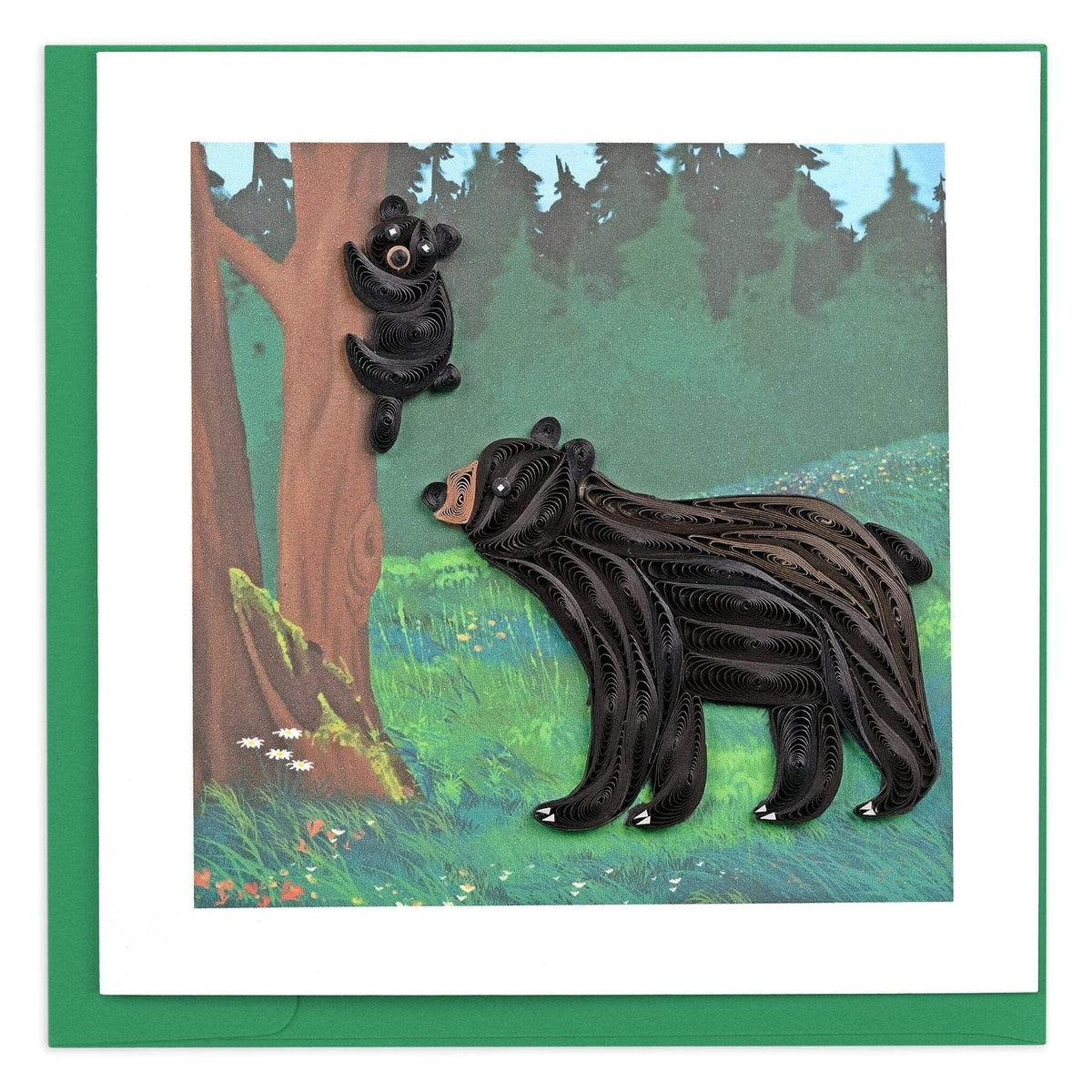 Quilling Card Greeting Card, 6x6 Inch, Multi