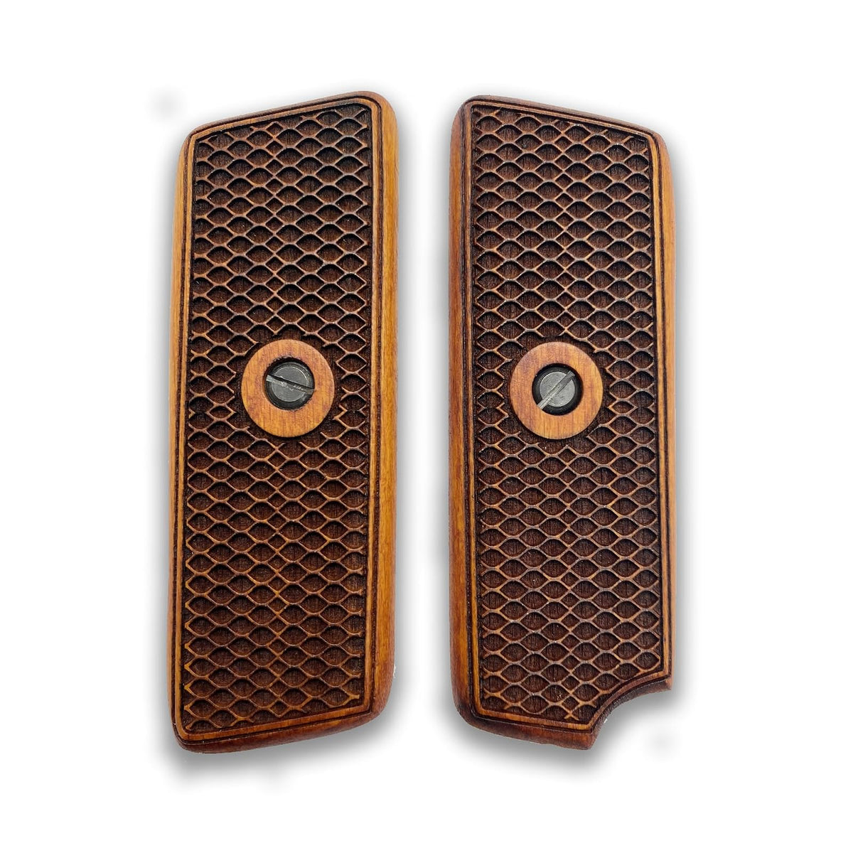 Zib Grips Gun Grip, TT M57 / Tokarev, Diamondback Pattern / Natural Wood