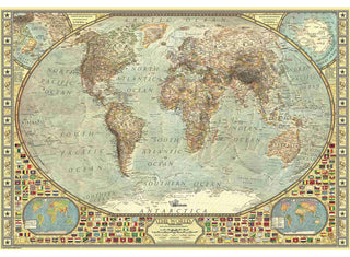 Anatolian Puzzle 2000Piece Jigsaw Puzzle - World Map Jigsaw Puzzle