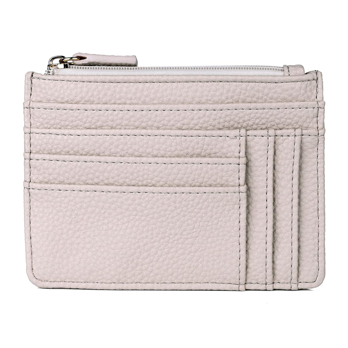 JYS Enterprise Julia Buxton Pebble RFID Pik-Me-Up® Slot Coin Pouch White Pepper