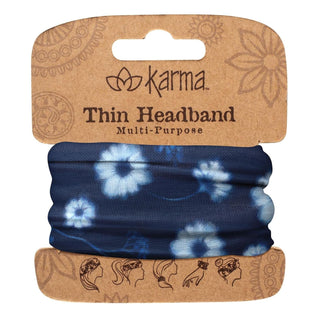 Karma Hairband, One Size, Blue Daisies