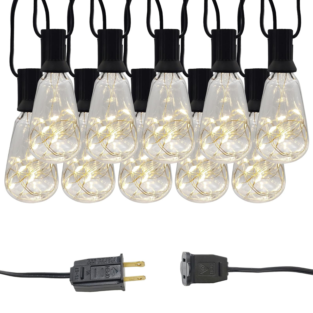 Lumabase String Light, Edison, Soft White