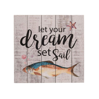 Beachcombers Decorative Signage, 11.8-Inch, Multicolor