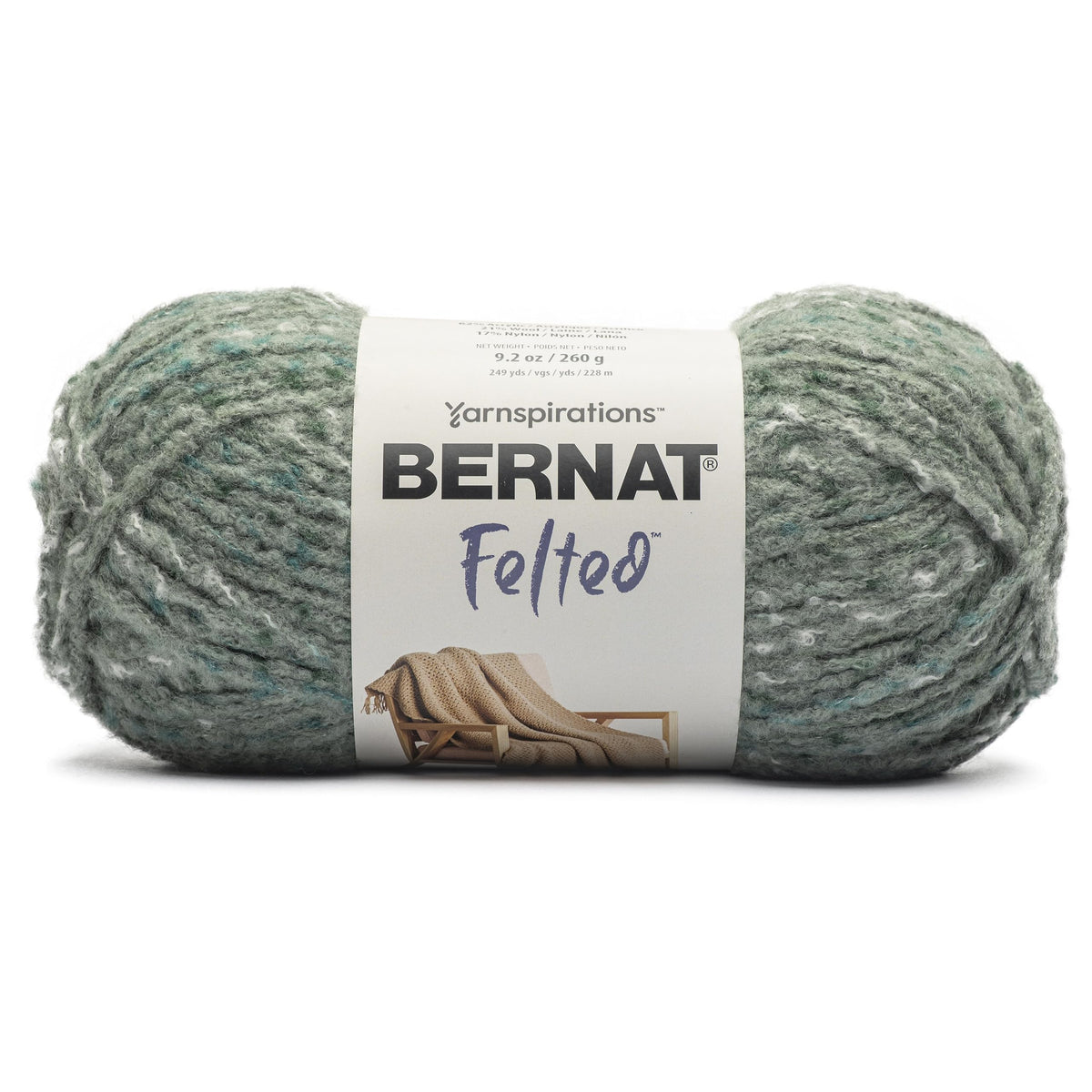 Spinrite Yarn, 260 g/9.2 oz, 228 meters/249 yards, Ivy Fleck