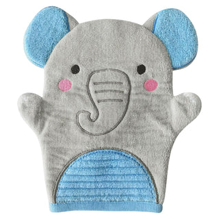 Stephen Joseph Towel, 8.25" x 9.5", Elephant Grey